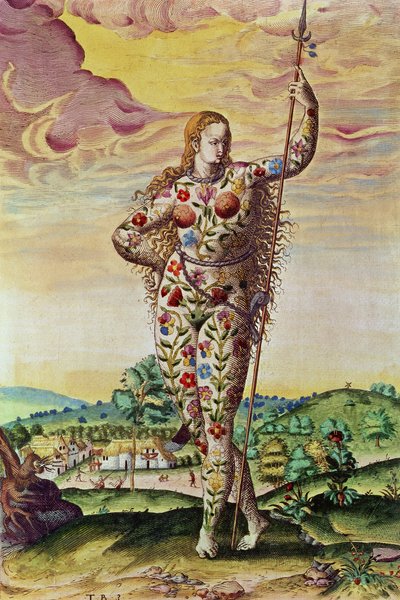 Een Jonge Pictische Vrouw, uit 